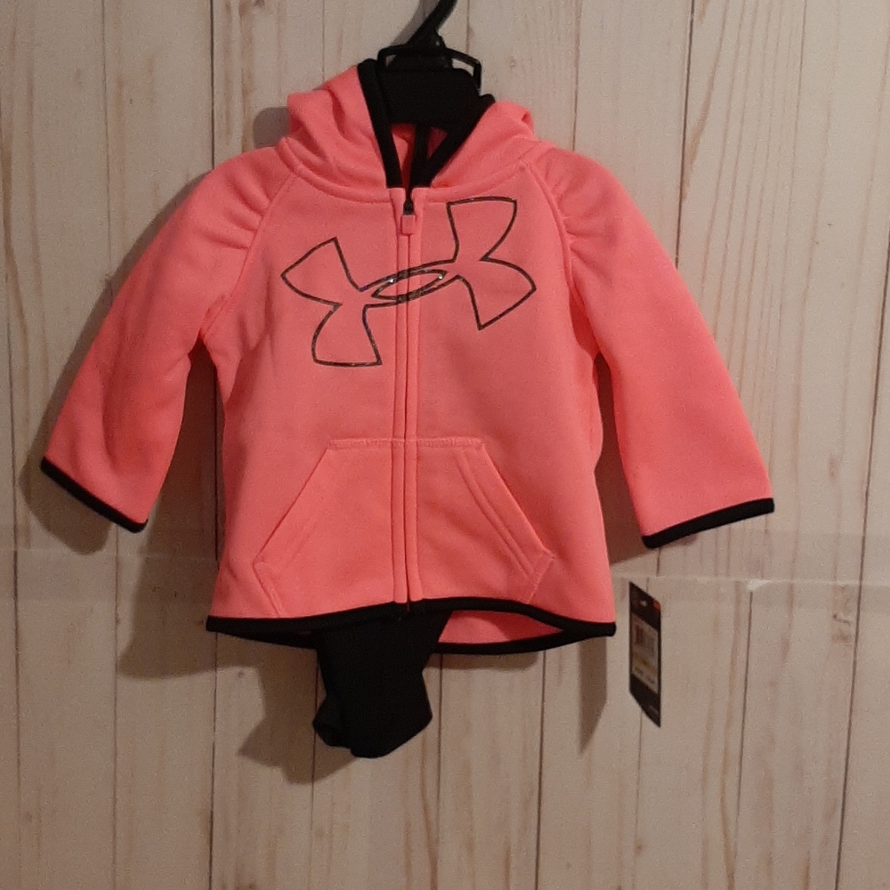 Under armour 0/3 month outfit.  NWT